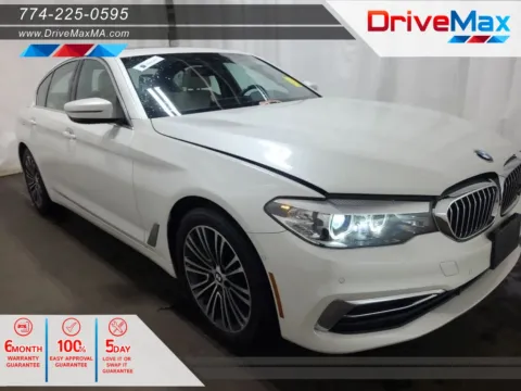 White 2019 BMW 5 Series 530i xDrive Sedan 4D for sale in West Bridgewater, MA