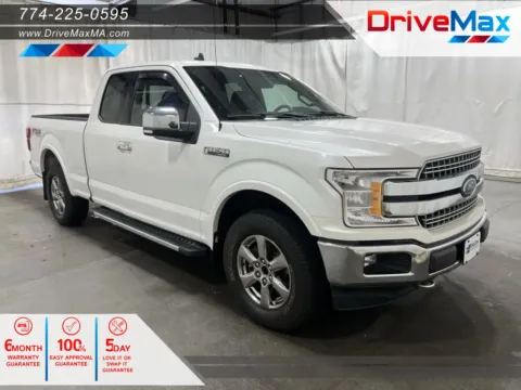 White 2020 Ford F-150 Super Cab Lariat Pickup 4D 6 1/2 ft for sale in West Bridgewater, MA