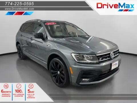 Gray 2021 Volkswagen Tiguan SE R-Line Black 4MOTION Sport Utility 4D for sale in West Bridgewater, MA