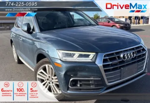 Blue 2018 Audi Q5 Prestige Sport Utility 4D for sale in West Bridgewater, MA
