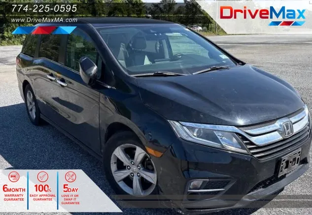 Black 2019 Honda Odyssey EX-L Minivan 4D for sale in West Bridgewater, MA