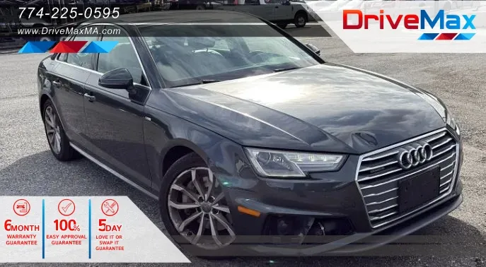 Gray 2019 Audi A4 Premium Sedan 4D for sale in West Bridgewater, MA