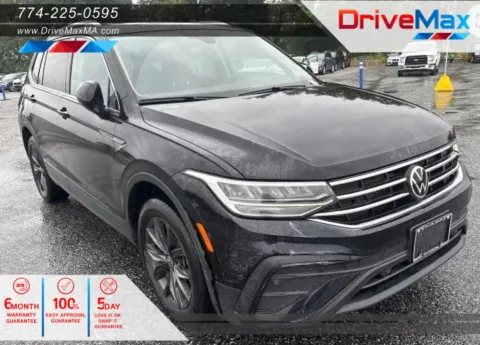 Black 2022 Volkswagen Tiguan SE 4MOTION Sport Utility 4D for sale in West Bridgewater, MA