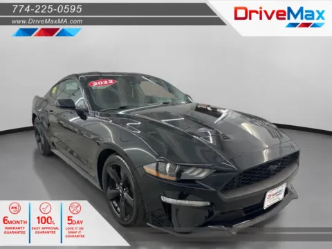 Black 2022 Ford Mustang EcoBoost Coupe 2D for sale in West Bridgewater, MA