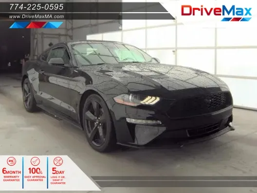 Black 2022 Ford Mustang EcoBoost Coupe 2D for sale in West Bridgewater, MA