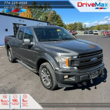 Gray 2018 Ford F-150 Super Cab XLT Pickup 4D 6 1/2 ft for sale in West Bridgewater, MA