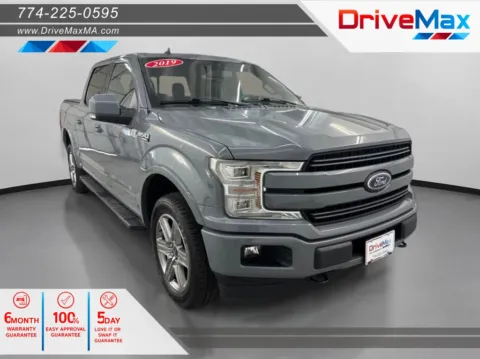 Blue 2019 Ford F-150 SuperCrew Cab Lariat Pickup 4D 5 1/2 ft for sale in West Bridgewater, MA