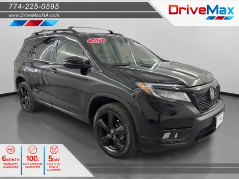 Black 2021 Honda Passport Elite Sport Utility 4D for sale in West Bridgewater, MA