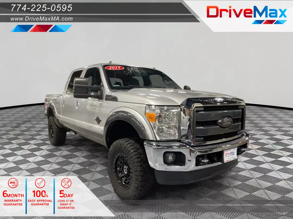 2015 Ford F350 Super Duty Crew Cab Lariat Pickup 4D 6 3/4 ft for sale in West Bridgewater, MA