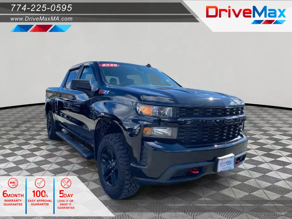 2020 Chevrolet Silverado 1500 Crew Cab Custom Trail Boss Pickup 4D 5 3/4 ft for sale in West Bridgewater, MA