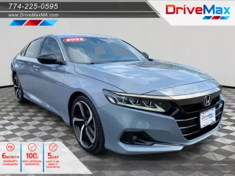 Blue 2022 Honda Accord Sport Sedan 4D for sale in West Bridgewater, MA