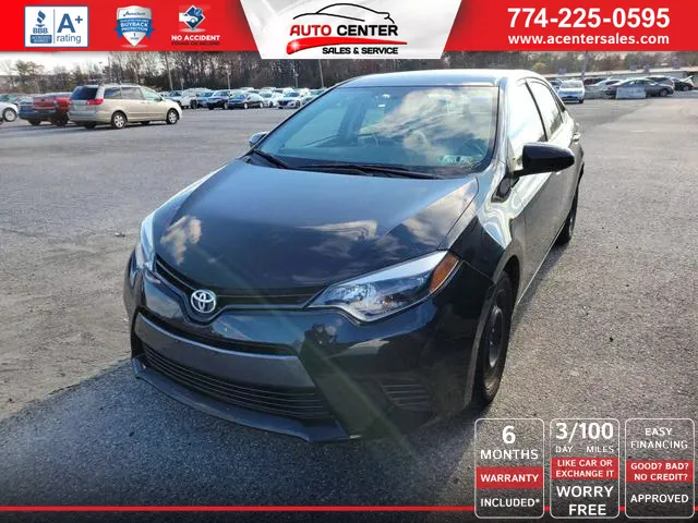 2016 Toyota Corolla LE Sedan 4D for sale in West Bridgewater, MA
