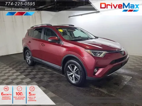 Red 2018 Toyota RAV4 XLE Sport Utility 4D for sale in West Bridgewater, MA