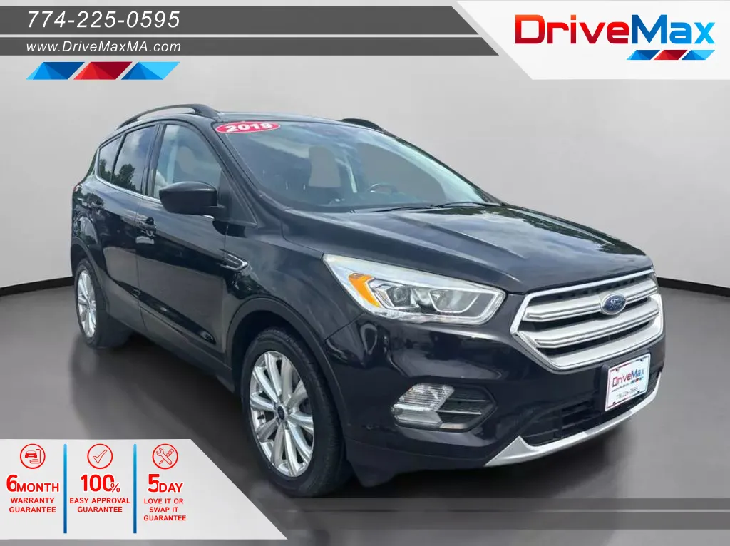 Black 2019 Ford Escape SEL Sport Utility 4D for sale in West Bridgewater, MA
