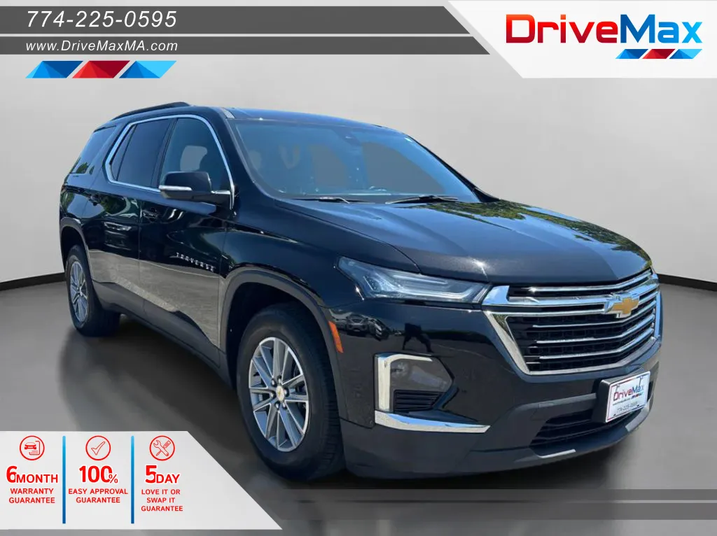 Black 2023 Chevrolet Traverse LT Sport Utility 4D for sale in West Bridgewater, MA