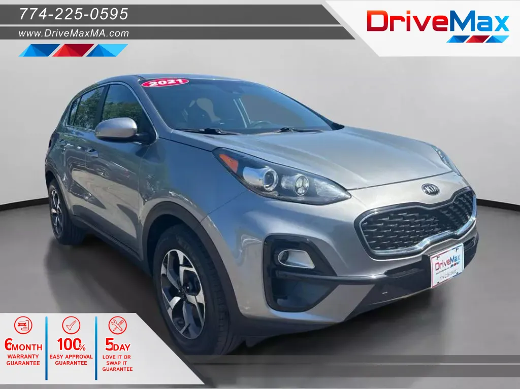 Silver 2021 Kia Sportage LX Sport Utility 4D for sale in West Bridgewater, MA
