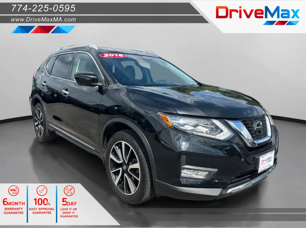 Black 2018 Nissan Rogue SL Sport Utility 4D for sale in West Bridgewater, MA