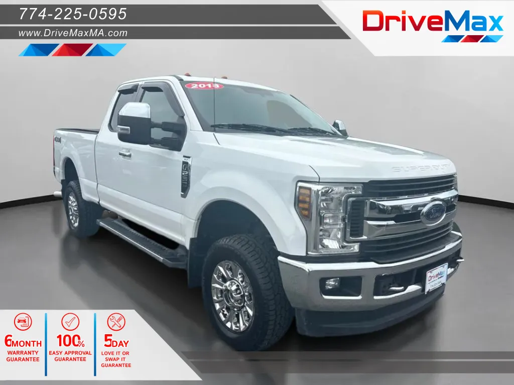 White 2018 Ford F250 Super Duty Super Cab XLT Pickup 4D 6 3/4 ft for sale in West Bridgewater, MA