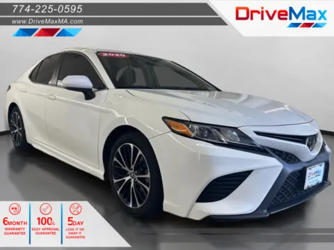 White 2020 Toyota Camry SE Sedan 4D for sale in West Bridgewater, MA