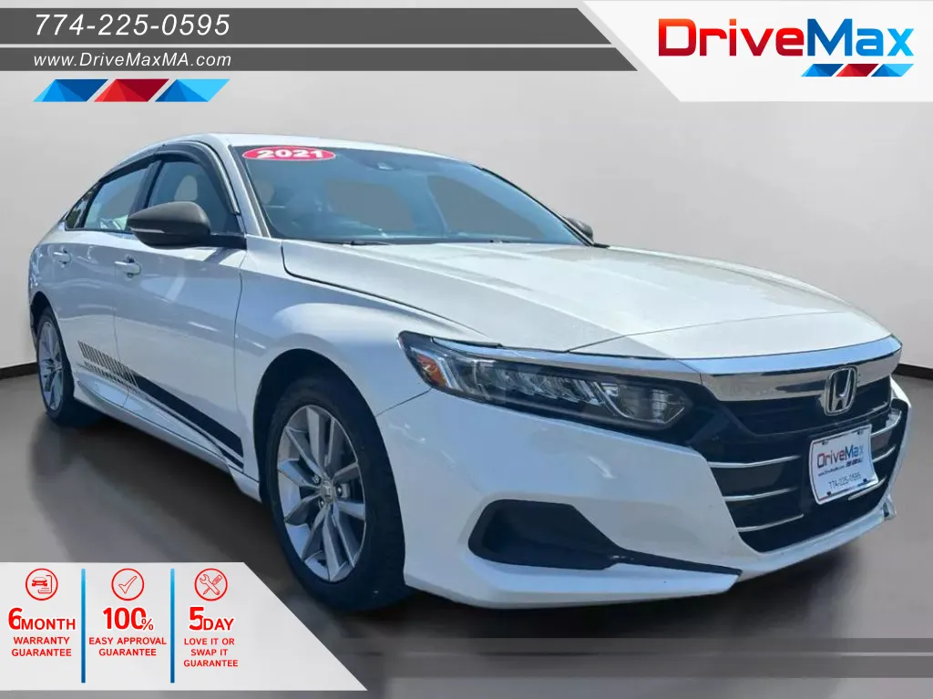 White 2021 Honda Accord LX Sedan 4D for sale in West Bridgewater, MA