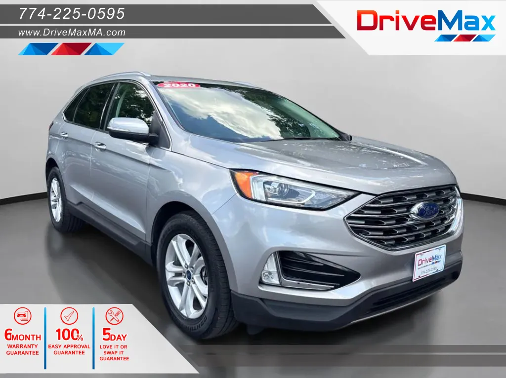 Silver 2020 Ford Edge SEL Sport Utility 4D for sale in West Bridgewater, MA