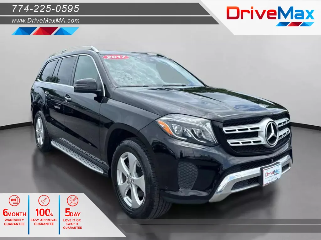 Black 2017 Mercedes-Benz GLS 450 Sport Utility 4D for sale in West Bridgewater, MA