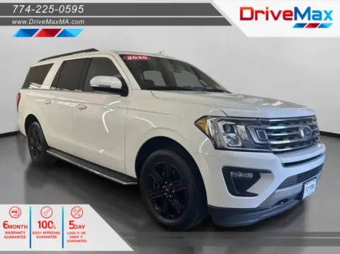 White 2020 Ford Expedition MAX XLT Sport Utility 4D for sale in West Bridgewater, MA