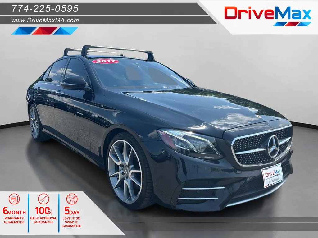 Black 2017 Mercedes-Benz Mercedes-AMG E-Class E 43 AMG Sedan 4D for sale in West Bridgewater, MA
