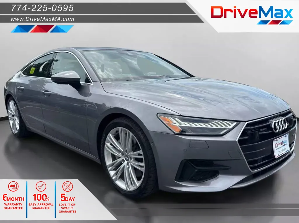 Gray 2019 Audi A7 Premium Plus Sedan 4D for sale in West Bridgewater, MA