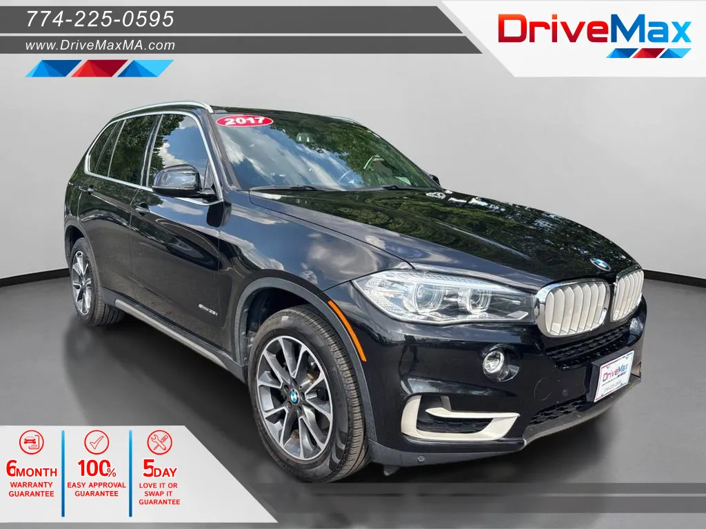 Black 2017 BMW X5 sDrive35i Sport Utility 4D for sale in West Bridgewater, MA
