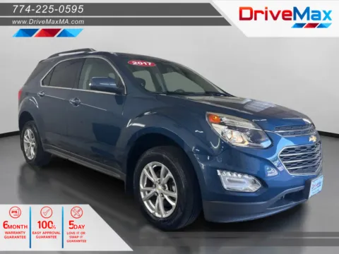 Blue 2017 Chevrolet Equinox LT Sport Utility 4D for sale in West Bridgewater, MA