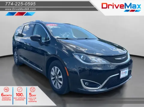 Black 2020 Chrysler Pacifica Touring L Plus Minivan 4D for sale in West Bridgewater, MA
