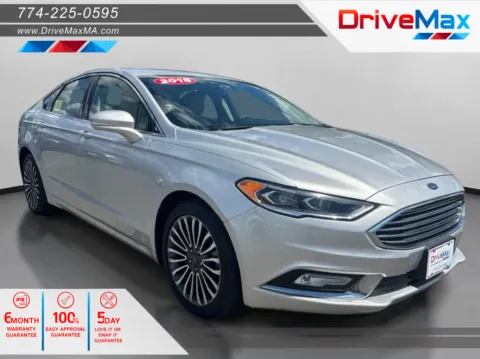 Gray 2018 Ford Fusion Titanium Sedan 4D for sale in West Bridgewater, MA