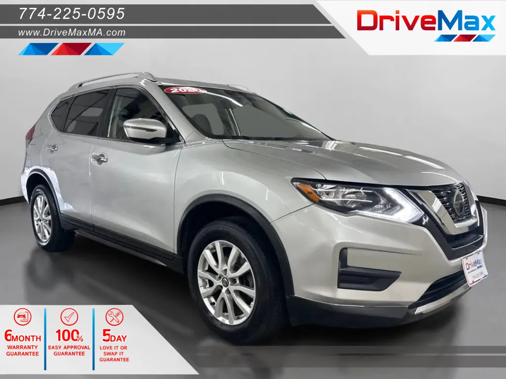 Silver 2020 Nissan Rogue SV Sport Utility 4D for sale in West Bridgewater, MA