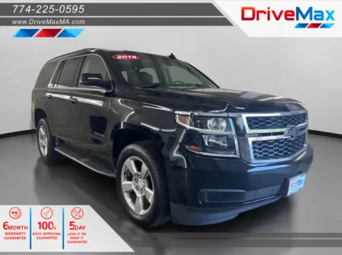 Black 2018 Chevrolet Tahoe LT Sport Utility 4D for sale in West Bridgewater, MA