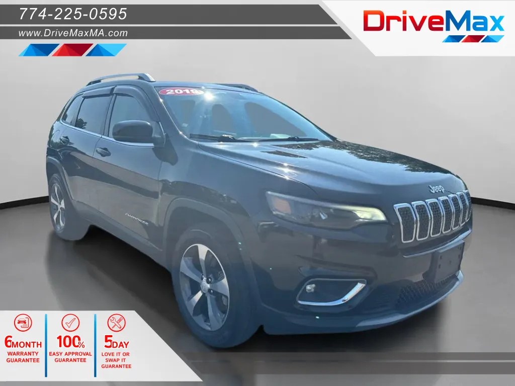 Black 2019 Jeep Cherokee Limited Sport Utility 4D for sale in West Bridgewater, MA