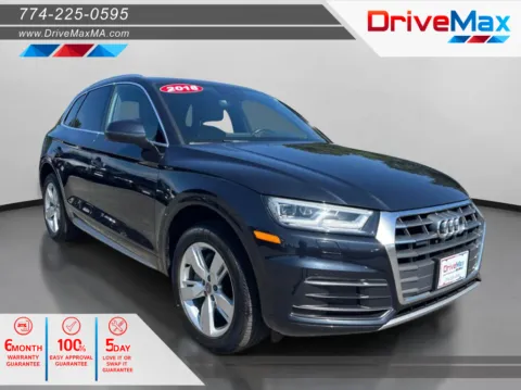 Black 2018 Audi Q5 Premium Plus w/Technology Value Pkg Sport Utility 4D for sale in West Bridgewater, MA