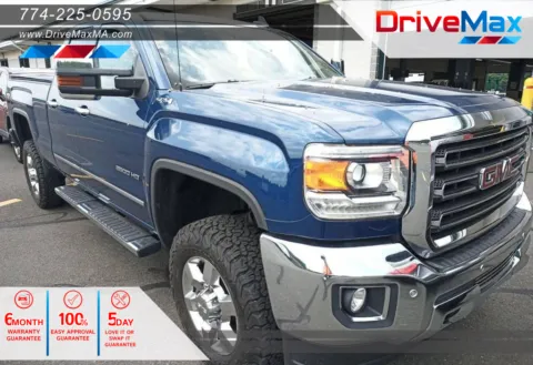 Blue 2017 GMC Sierra 2500 HD Double Cab SLT Pickup 4D 6 1/2 ft for sale in West Bridgewater, MA