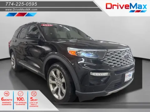 Black 2020 Ford Explorer Platinum Sport Utility 4D for sale in West Bridgewater, MA