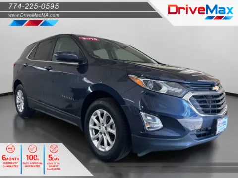 Blue 2018 Chevrolet Equinox LT Sport Utility 4D for sale in West Bridgewater, MA