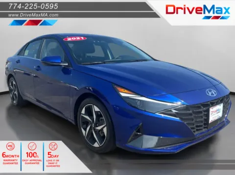Blue 2021 Hyundai Elantra Limited Sedan 4D for sale in West Bridgewater, MA