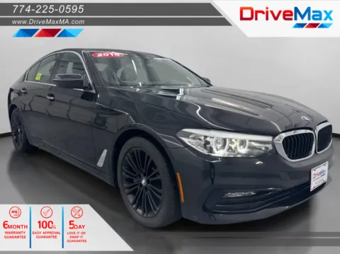 Black 2018 BMW 5 Series 530i xDrive Sedan 4D for sale in West Bridgewater, MA