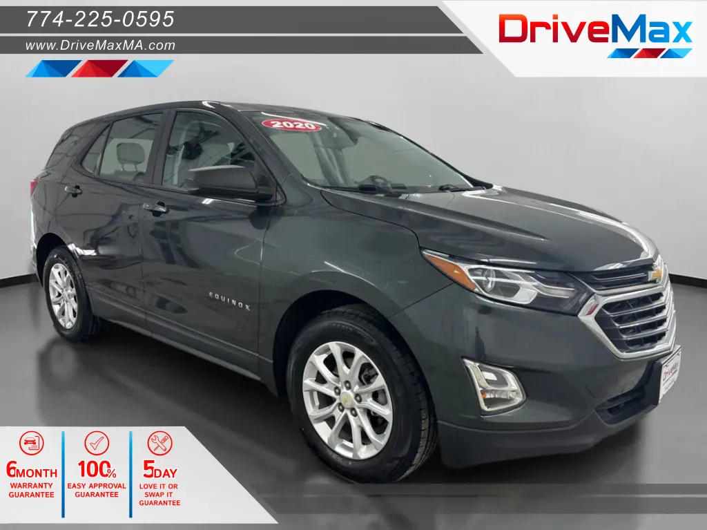 Gray 2020 Chevrolet Equinox LS Sport Utility 4D for sale in West Bridgewater, MA
