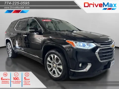 Black 2021 Chevrolet Traverse Premier Sport Utility 4D for sale in West Bridgewater, MA