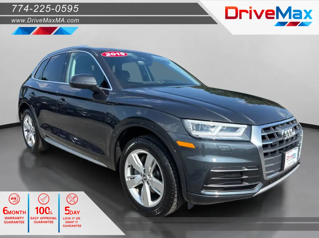Gray 2019 Audi Q5 Premium Plus Sport Utility 4D for sale in West Bridgewater, MA