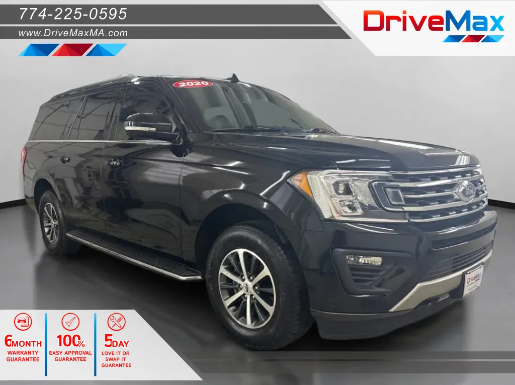 Black 2020 Ford Expedition MAX XLT Sport Utility 4D for sale in West Bridgewater, MA