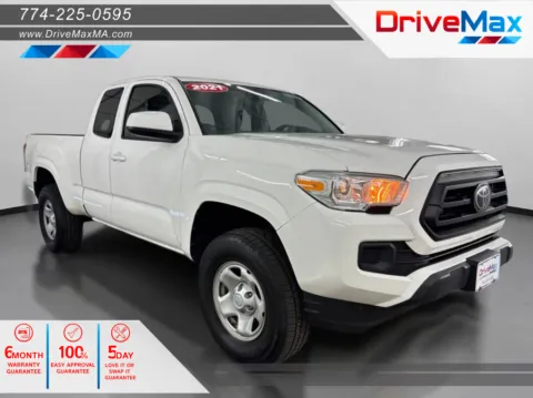 White 2021 Toyota Tacoma Access Cab SR Pickup 4D 6 ft for sale in West Bridgewater, MA