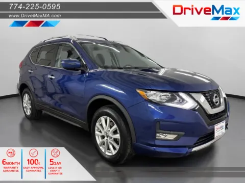 Blue 2017 Nissan Rogue SV Sport Utility 4D for sale in West Bridgewater, MA