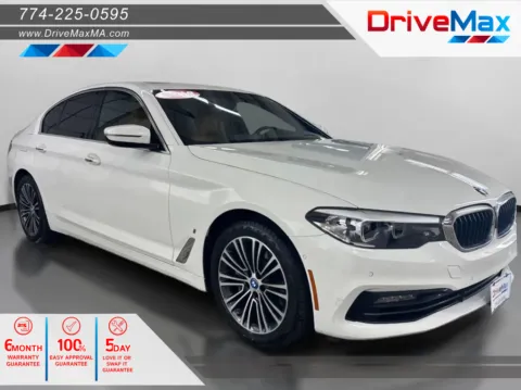 White 2018 BMW 5 Series 530e xDrive iPerformance Sedan 4D for sale in West Bridgewater, MA