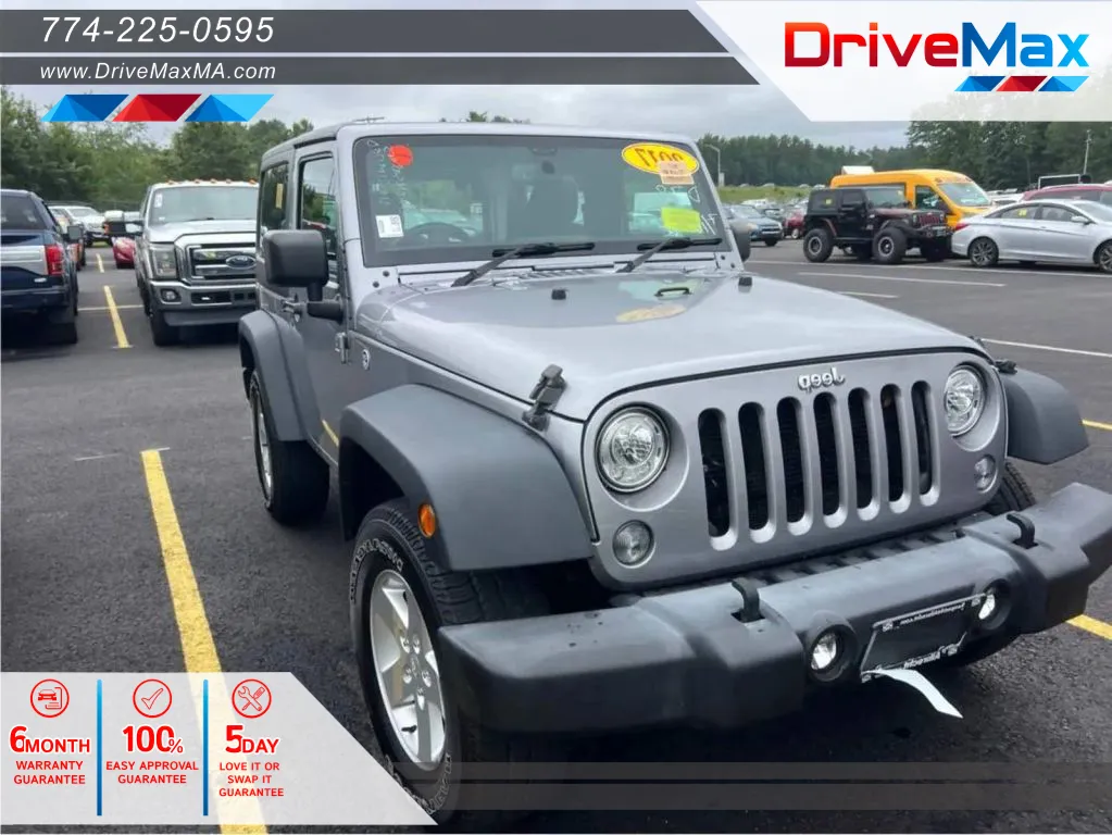 Silver 2017 Jeep Wrangler Sport SUV 2D for sale in West Bridgewater, MA